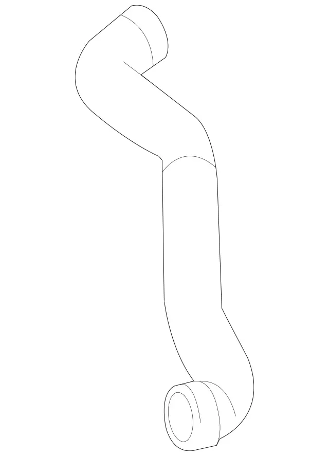 2215012491 - Radiator: Coolant Hose for Mercedes-Benz: CL63 AMG, S500, S550 Image image