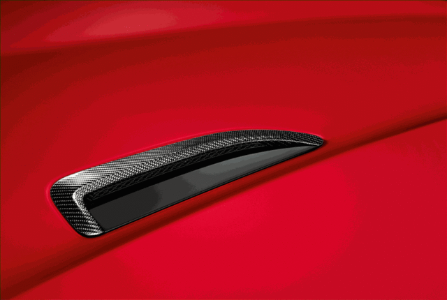 Bonnet Louvre, Silver Weave Carbon Fiber - Jaguar (T2R25191)