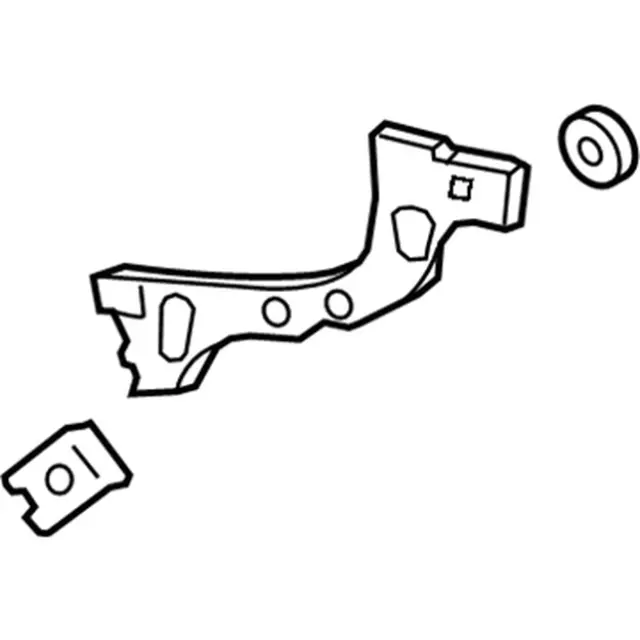 F1EZ17D948F - Body: Bumper Cover Bracket for Ford Image