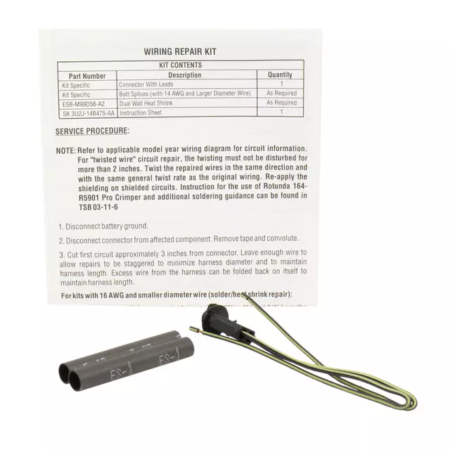 Wire Assembly - Ford (3U2Z-14S411-GDA)