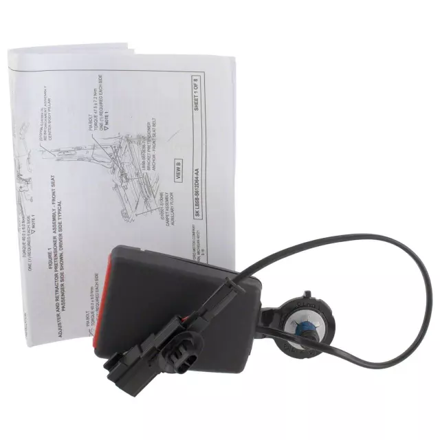 LB5Z78613D48AA - : Buckle End for Ford: Explorer, Police Interceptor Utility | Lincoln: Aviator Image