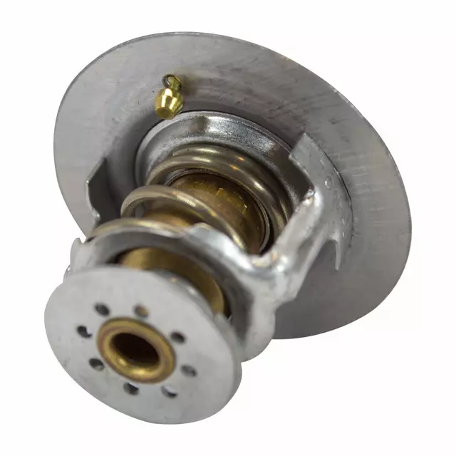 7C3Z8575B - Belts &amp; Cooling: Engine Coolant Thermostat for Ford: E-350 Club Wagon, E-350 Econoline, E-350 Econoline Club Wagon, E-350 Super Duty, E-450 Econoline Super Duty, E-450 Super Duty, E-550 Econoline Super Duty, E-550 Super Duty, Econoline Super Duty, Excursion, F-250 Super Duty, F-350 Super Duty, F-450 Super Duty, F-550 Super Duty Image