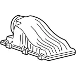 XC3Z9661AA - Engine: Upper Cover for Ford: Excursion, F-250 Super Duty, F-350 Super Duty, F-450 Super Duty, F-550 Super Duty Image