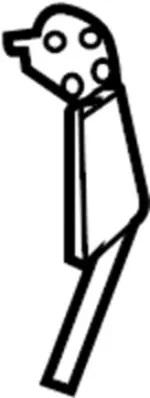 88608AM300 - Body: Seat Back Frame Bracket for Infiniti Image