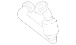 208490231980 - : Remanufactured Exhaust Pipe for Mercedes-Benz Image
