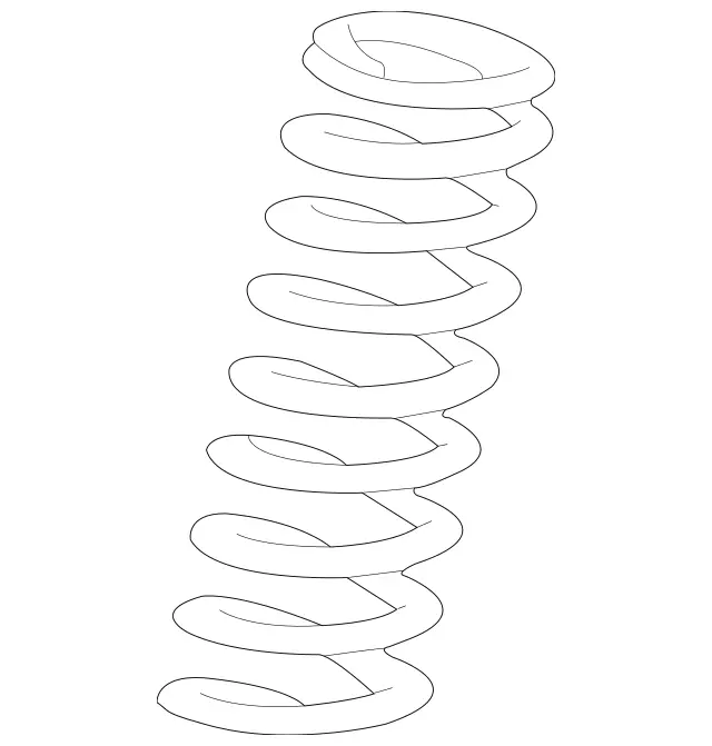 2033240504 - Springs, Suspension and Hydraulics: Rear Spring for Mercedes-Benz: 180C, C230, C240, C280, C32 AMG, C320, C350, C55 AMG Image image