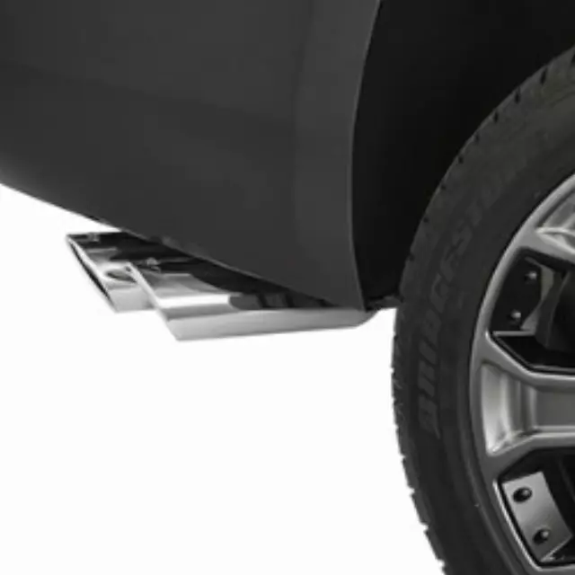 19303348 - Exterior: Black Chrome Dual Exit Exhaust Tip Set for GM Image