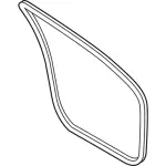 GP5Z5420708A - Body: Weather-strip On Body for Lincoln: MKZ Image