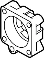 491167P900 - Steering: Power Steering Pump Rear Cover for INFINITI: EX35, EX37, FX35, FX45, G25, G37, Q40, Q60, QX50 Image