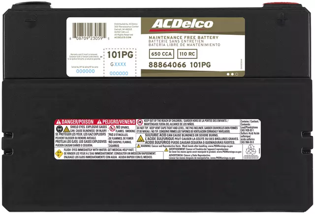 101PG - : Acdelco™ Vehicle Battery for GM Image