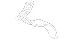2104210794 - : Brake Hydraulic Line Bracket for Mercedes-Benz Image