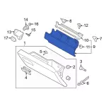 LC3Z2506010CB - : Storage Box Door for Ford Image