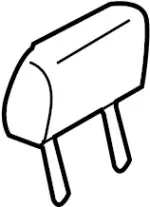 86400CS000 - Body: Headrest for INFINITI: M45 Image