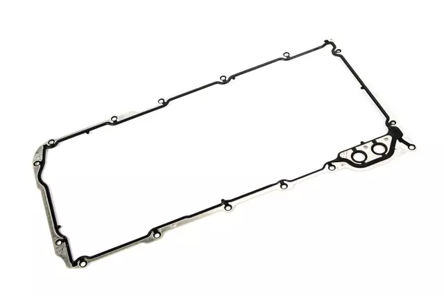 12612350 - Engine: Oil Pan Gasket for Buick: LaCrosse, Rainier | Cadillac: CTS, Escalade, Escalade ESV, Escalade EXT | Chevrolet: Avalanche, Avalanche 1500, Avalanche 2500, Camaro, Caprice, Colorado, Corvette, Express 1500, Express 2500, Express 3500, Express 4500, Impala, LCF 3500, Monte Carlo, Silverado 1500, Silverado 1500 Classic, Silverado 1500 HD, Silverado 1500 HD Classic, Silverado 2500, Silverado 2500 HD, Silverado 2500 HD Classic, Silverado 3500, Silverado 3500 Classic, Silverado 3500 HD, SS, SSR, Suburban 1500, Suburban 2500, Suburban 3500 HD, Tahoe, Trailblazer, Trailblazer EXT | GMC: Canyon, Envoy, Envoy XL, Envoy XUV, Savana 1500, Savana 2500, Savana 3500, Savana 4500, Sierra 1500, Sierra 1500 Classic, Sierra 1500 HD, Sierra 1500 HD Classic, Sierra 2500, Sierra 2500 HD, Sierra 2500 HD Classic, Sierra 3500, Sierra 3500 Classic, Sierra 3500 HD, Yukon, Yukon XL 1500, Yukon XL 2500 | Hummer: H2, H3, H3T | Pontiac: Firebird, G8, Grand Prix, GTO Image image