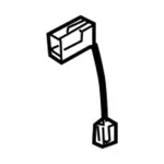 8G1Z19D887AA - HVAC: Wire for Ford: Explorer, Flex, Police Interceptor Sedan, Police Interceptor Utility, Special Service Police Sedan, Taurus, Taurus X | Lincoln: MKS, MKT | Mercury: Sable Image