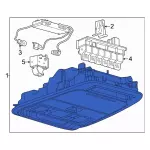 PC3Z26045A36AD - Body: Floor Console for Ford: F-250 Super Duty, F-350 Super Duty, F-450 Super Duty Image