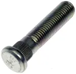 610652 - : M12-1.50 Serrated Wheel Stud - 12.85mm Knurl, 58mm Length for Dorman Image