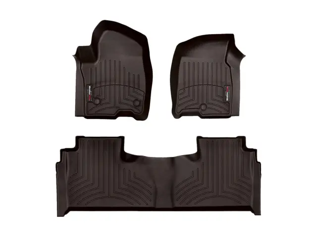 47163212 - Accessories: Front &amp; Rear Cocoa FloorLiner™ DigitalFit® for WeatherTech Image