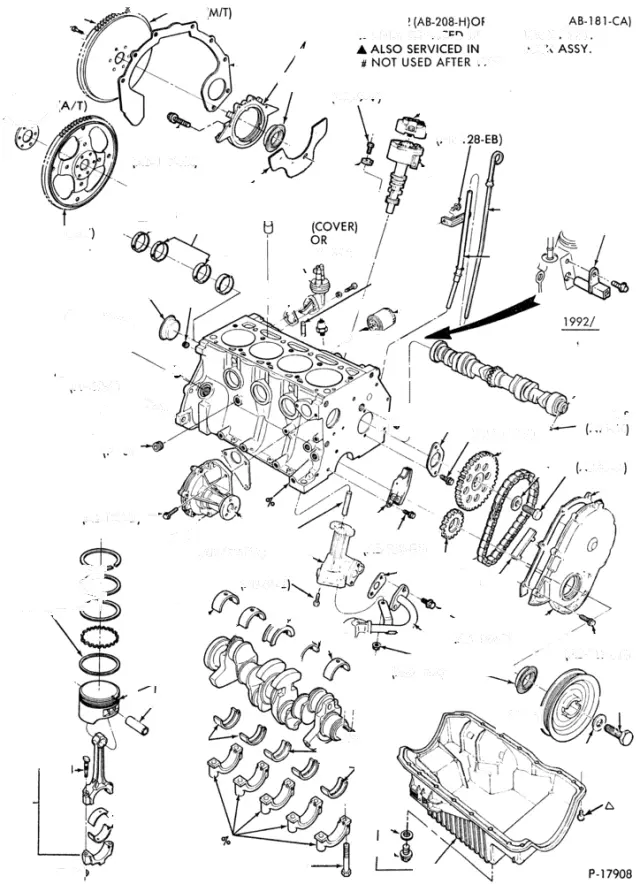 E6DZ6700A - Engine: Engine Crankshaft Seal for Ford Image