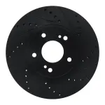 63368005R - : DFC Brake Rotor - Drilled and Slotted - Black for DYNAMIC FRICTION Image