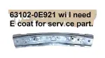 631020E921 - Body: Roof Header Panel for Toyota Image
