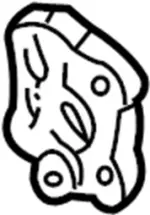 4911615V01 - Steering: Rear Cover for Infiniti Image