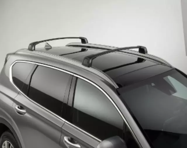 S2F21AC000 - Hauling: 2021-2023 Hyundai Santa Fe Roof Rack Crossbars Carrier - Genuine OEM for Hyundai: Santa Fe Image