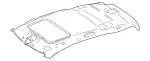 16469004507H21 - : Headliner for Mercedes-Benz Image