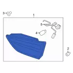 PJ6Z13404B - Electrical: Tail Lamp Assembly for Ford: Escape Image