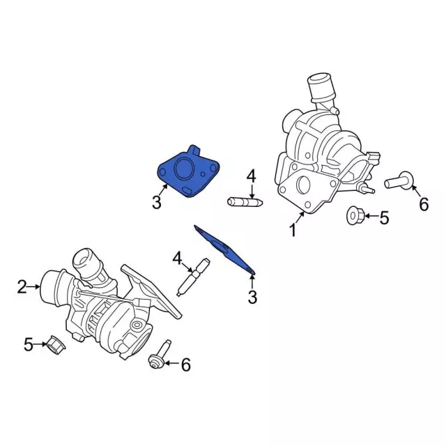PL3Z5C226A - : Catalytic Converter Gasket for Ford: Expedition, F-150 | Lincoln: Navigator Image