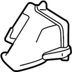 278514GF0A - Body: Floor Duct for Infiniti Image