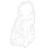 2517300535 - Rear Doors: Door Lock for Mercedes-Benz: R320, R350, R500 Image