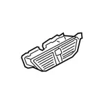 JX7Z19893BL - Body: Louver for Ford: Escape Image