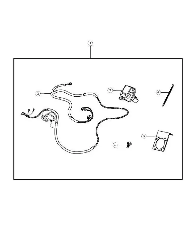 Hitch Wiring - Mopar (82210214AD)