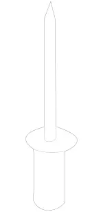 39909897 - : Blind Rivet for Mercedes-Benz Image