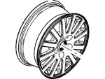 8E6Z1007G - : Wheel, Alloy for Mercury: Mariner Image
