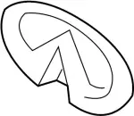 628901CA0A - Body: Emblem for Infiniti Image