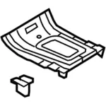 FE9Z74045A76BA - Body: Finish Panel for Lincoln: MKT Image