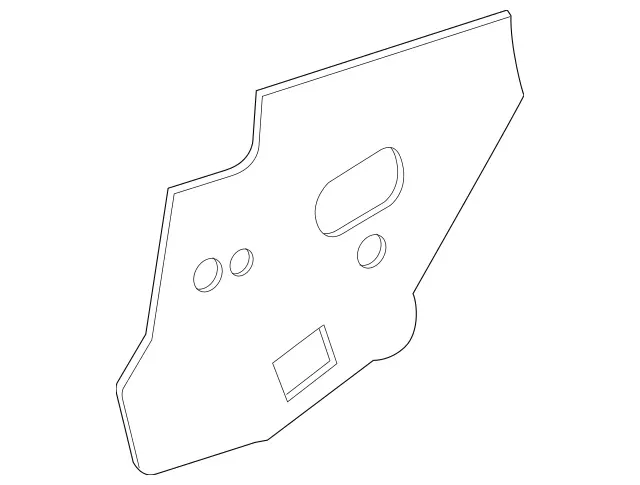 253737010064 - Rear Doors: Dampening, Rear Door for Mercedes-Benz: GLC300, GLC43 AMG, GLC63 AMG, GLC63 AMG S Image image