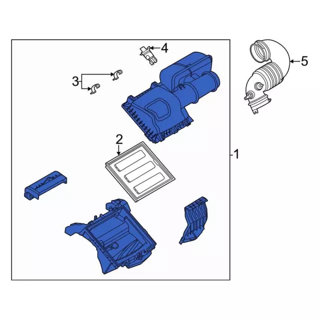 Cleaner Assembly Air - Ford (LC2Z-9600-C)
