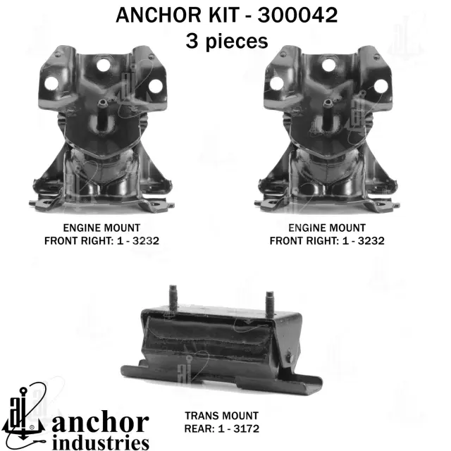 300042 - Engines &amp; Components: Anchor Engine Mount Kit for Anchor Image