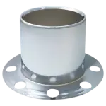 HC230 - : Derby Style Hub Cover Open End 4.9" Wheel Bore Steel Chrome Plated Bulk for Gorilla Automotive Image