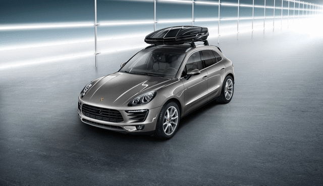 Roof Box 520, Black - Porsche (958-044-000-12)