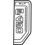 HC3Z16720BF - Body: Fender Emblem for Ford Image