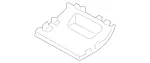 1638800505 - Attachment Parts: Cover for Mercedes-Benz Image