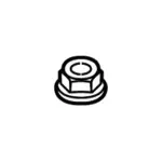 W520216S442 - Suspension: Front Insulator Nut for Ford Image