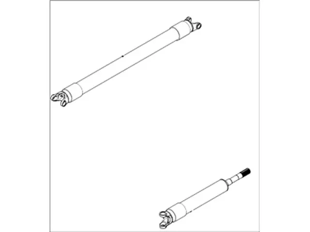 BC3Z4R602PT - Universals &amp; Rear Axle: Drive Shaft for Ford: F-250 Super Duty, F-350 Super Duty Image
