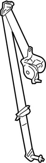 888455W500 - : Lap &amp; Shoulder Belt for Infiniti Image