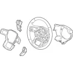 HC3Z3600JC - Steering: Steering Wheel for Ford: F-250 Super Duty, F-350 Super Duty, F-450 Super Duty Image