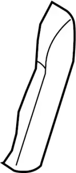 88605CS000 - Body: Seat Back Pad for Infiniti Image